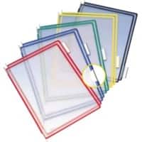 Djois Tarifold Display Panel 10 Panels A4 PVC (Polyvinyl Chloride) Assorted Pack of 10