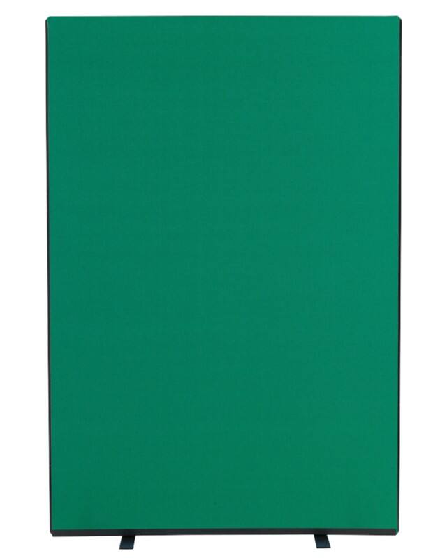 Freestanding Screen Fabric Wrapped 1200 x 1800 mm Green