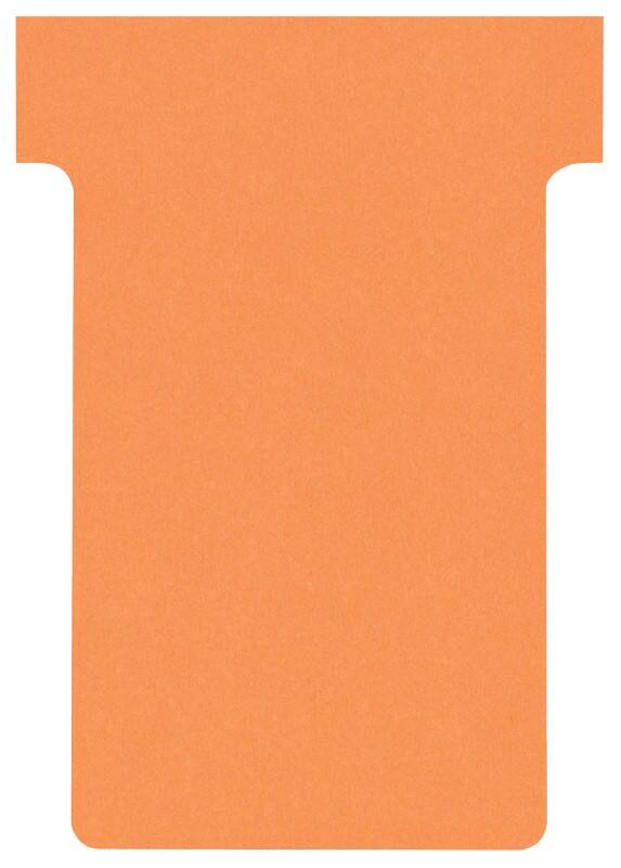 Nobo Size 2 T-Cards Orange 6 x 8.5 cm Pack of 100