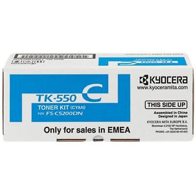 Kyocera TK-550C Original Toner Cartridge Cyan