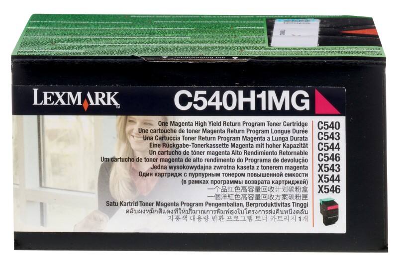 Lexmark Original Toner Cartridge C540H1MG Magenta