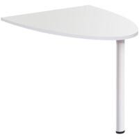 Dams International Reception Unit White 1,000 x 800 x 752 mm