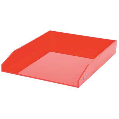 Foray Letter Tray Generation Plastic Red 25.1 x 31.3 x 4.5 cm