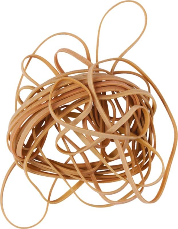 Viking Rubber Bands 120 x 3 mm Ø 80 mm Beige 500 g