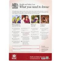 Health and Safety Poster Health and Safety Law PVC (Polyvinyl Chloride) 41.5 x 59.5 cm