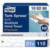 Tork Xpress Premium Hand Towels H2 M-fold White 2 Ply 100288 Pack of 21 of 110 Sheets