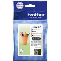 Brother LC-3217 Original Ink Cartridge Black, Cyan, Magenta, Yellow Pack of 4 Multipack