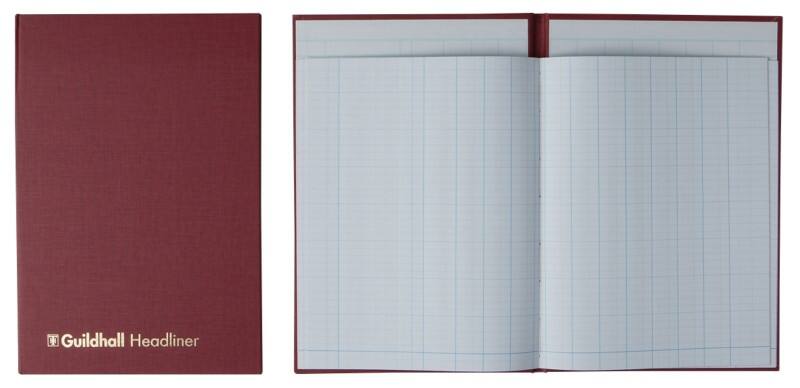 Guildhall Cash Analysis Book 38/12Z Plus Narrative 80 Pages 40 Sheets