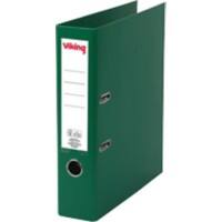Viking Lever Arch File A4 75 mm Dark Green 2 ring Cardboard, PP (Polypropylene) Matt Portrait
