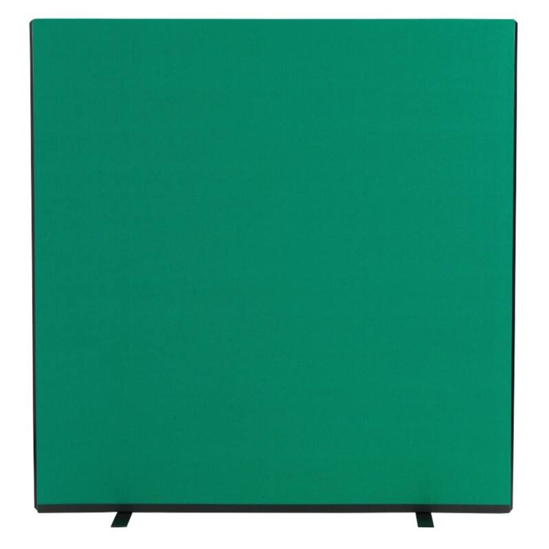 Freestanding Screen Fabric Wrapped 1500 x 1500 mm Green