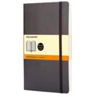 Moleskine 130 x 210 mm Casebound Black Soft Cover Notebook A5 Ruled 192 Pages