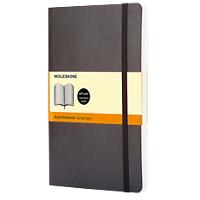 Moleskine Notebook 13 x 21 cm Ruled Glued Soft Cover Soft Cover Black Not perforated 192 Pages