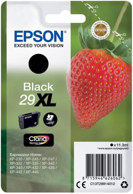 Epson 29XL Original Ink Cartridge C13T29914012 Black