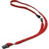 DURABLE Lanyard 440 x 10mm Red 811903 Pack of 10