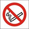 No Smoking Sign 10 x 10 cm Self Adhesive Vinyl