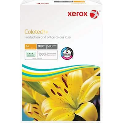 Xerox Colotech+ A4 Printer Paper White 100 gsm Smooth 500 Sheets