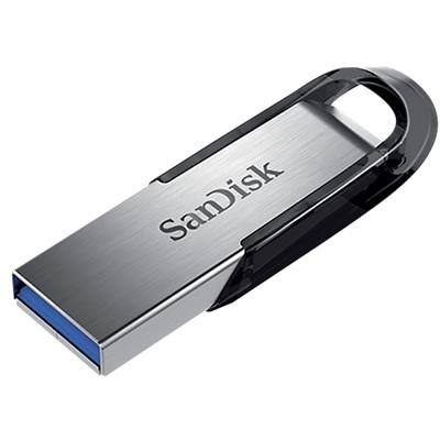 SanDisk USB 3.0 Flash Drive Ultra Flair 64 GB Black, Silver