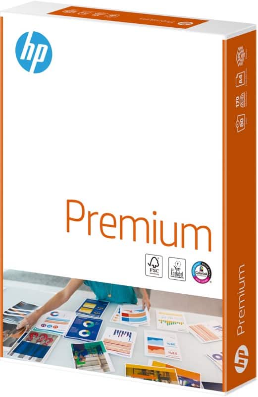 HP Premium A4 Printer Paper 80 gsm Smooth White 500 Sheets