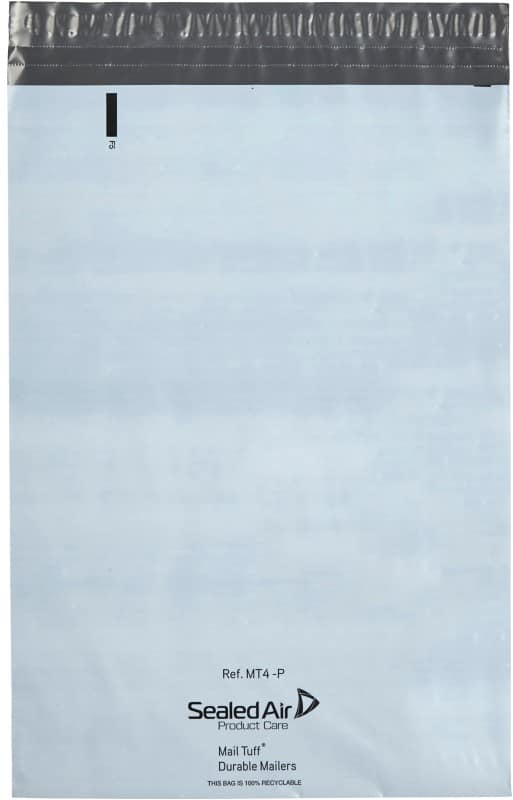 Sealed Air Mail Tuff Mailing Bags MT4 295 (W) x 415 (H) mm Waterproof White Pack of 100