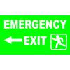 Sign Left Arrow PVC 28 x 4.5 cm