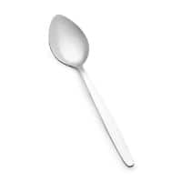 Plain Dessert Spoon Stainless Steel 18cm Silver Pack of 12