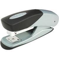 Rexel Matador Stapler 2100003 Half Strip Silver, Black 25 Sheets No.56, No.16 Metal