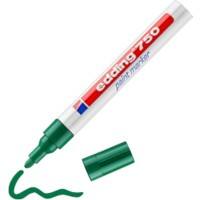 edding 750 Permanent Paint Marker Green Medium Bullet 2 - 4 mm Water-Resistant