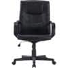 Niceday Basic Tilt Executive Chair with Armrest and Adjustable Seat Apollo Bonded Leather Black