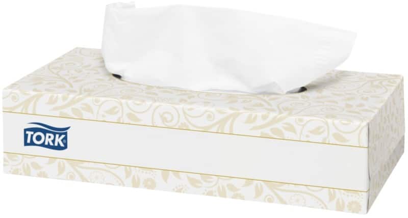 Tork Facial Tissue Box F1 2 Ply 100 Sheets