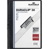 DURABLE Duraclip Clip File 30 Sheets A4 Black