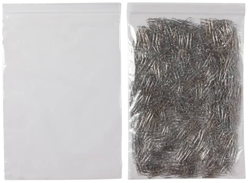 Grip Seal Bags Transparent 32.4 x 22.9 cm Pack of 100
