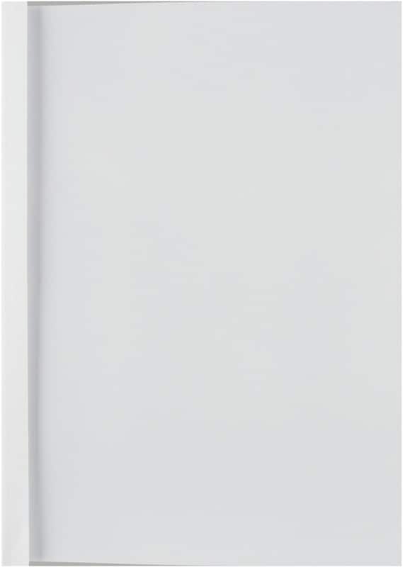 GBC Binding Cover A4 1.5 mm 15 Sheets 240 gsm 150 microns Leather Grain White Pack of 100