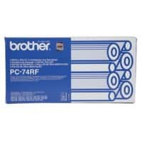 Brother Transfer Belt PC74RF 23 x 6 x 12 cm Black Pack of 4