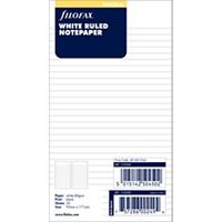Filofax Personal Inserts White Ruled 30 sheets (organiser size - 171 x 95 mm)