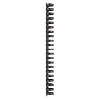 GBC Plastic Binding Combs Black 25 mm 225 Sheets A4 Pack of 50
