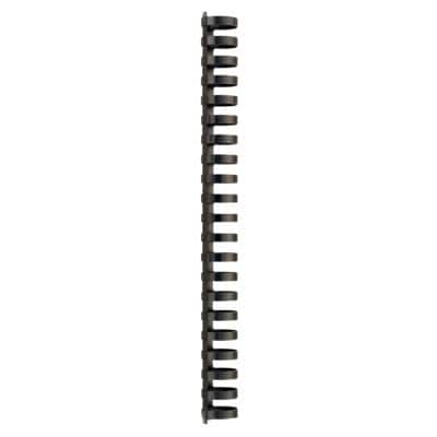 GBC Plastic Binding Combs Black 25 mm 225 Sheets A4 Pack of 50