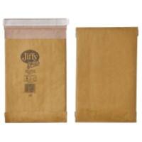 Jiffy Padded Envelopes Brown Plain 165 (W) x 280 (H) mm Peel and Seal 90 gsm Pack of 100