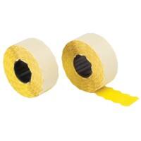 Address Labels YR1226 Yellow Self Adhesive 12 x 26 mm 10 Rolls of 1500 Labels