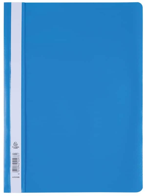 Exacompta Report File 449206B A4 Blue Polypropylene Pack of 25