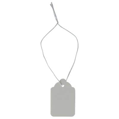 Tags White 2.8 x 4.8 cm Pack of 1000