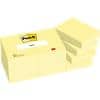 Post-it Sticky Notes 38 x 51 mm Canary Yellow 12 Pads of 100 Sheets