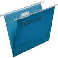 Rexel Crystalfile Classic Vertical Suspension File 78160 A4 V Base 15 mm 230 gsm Blue 100% Recycled Manilla Pack of 50