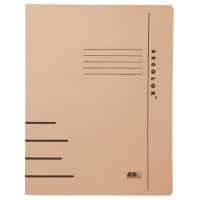 Djois Secolor Clip File A4 Brown Cardboard 250 gsm