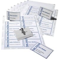 DURABLE Standard Name Badge with Combi Clip Landscape 90 x 54 mm Pack of 20