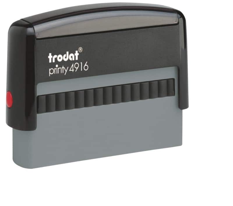 Trodat Custom Text Stamp Printy 4916 Black