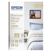 Epson Inkjet Premium Photo Paper Glossy A4 255 gsm White 15 Sheets