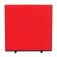 Freestanding Screen Fabric Wrapped 1200 x 1200 mm Red