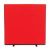 Freestanding Screen Fabric Wrapped 1200 x 1200 mm Red