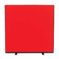 Freestanding Screen Fabric Wrapped 1200 x 1200 mm Red