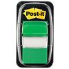 Post-it Index Flags Green Plain Not perforated Special format 50 Strips